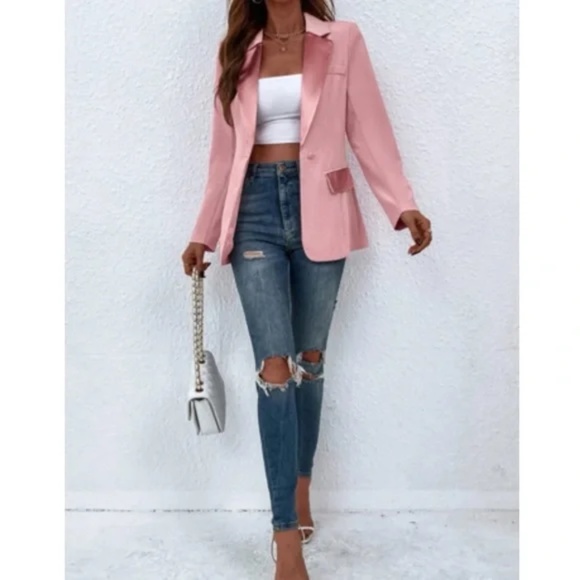 Classic Khaki Button Work Jacket Coat Blazer - Picture 13 of 14